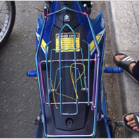 [Hình thật] Baga Satria & Raider FI Sơn Đen/INOX/Xi 7 Màu/Xi Titan