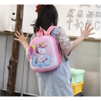 HÌNH THẬT Balo - Cặp đi học cho bé mẫu giáo - mầm non hình thú hoạt hình ngựa Pony