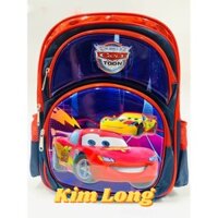 HÌNH THẬT Balo học sinh đi học - cặp học sinh cho bé trai tiểu học cấp 1 hình xe hơi Mac Queen - TQ