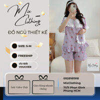 [HÌNH THẬT] bộ ngủ caro nhí siêu xinh chất cotton đũi vải mềm mát, không nhăn rút