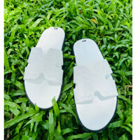 [HÌNH THẬT] Dép Quai Ngang Chữ H màu trắng, XUnisex Cao Cấp, Cực Êm & Bền