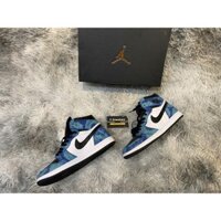 [Hình Thật+Freeship]GIÀY SNEAKER JORDAN XANH LOANG FULL BOX