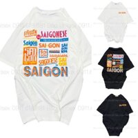 HÌNH THẬT KÈM VIDEO ÁO THUN FORM RỘNG HÌNH SÀI GÒN NAM NỮ MẶC ĐẸP