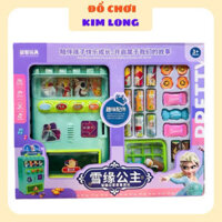 Hình thật Máy bán nước tự động hình Kitty - Elsa - Heo peppa - Ngựa Pony 1000KT (Có sẵn)