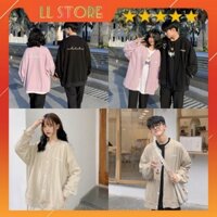 Hình thật. VNXK Áo Khoác Cadigan Trước Trái Tim Sau What is love Chất Đẹp Giá Tốt