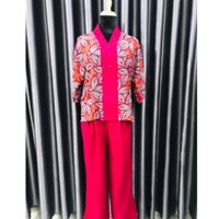 [HÌNH THẬT]🧚‍♂️SET ÁO HOẠ TIẾT + QUẦN ỐNG SUÔNG (Set đồ lam đi chùa) -đỏ đô