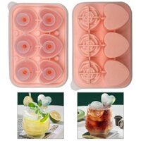 Hình Trái Tim Đá Khay Đá Viên Khay Hoa Hồng Đá Khuôn Khuôn Silicon Đá Khuôn