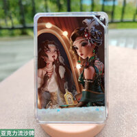 Hình tượng acrylic của Red Butterfly Meiko Ryuzu, hàng hóa anime Identity V, trưng bày phiếu vé DIY [yfs]