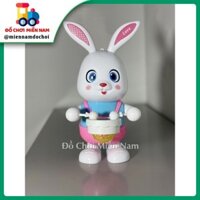 (Hình và video thật) Lồng đèn thỏ ngọc đánh trống lắc lư theo nhạc hottrend cho bé