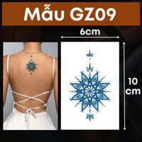 Hình Xăm 15 Ngày Xăm Ma Thuật Chống Nước Lâu Trôi Rắn Đại Bàng Bọ Cạp Rồng Ngôi Sao Bông Tuyết Xăm Vòng Tay Cổ Tay Lưng Legaxi - GZ09