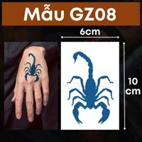 Hình Xăm 15 Ngày Xăm Ma Thuật Chống Nước Lâu Trôi Rắn Đại Bàng Bọ Cạp Rồng Ngôi Sao Bông Tuyết Xăm Vòng Tay Cổ Tay Lưng Legaxi - GZ08