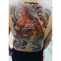 Hình Xăm Dán Kín Lưng EL48