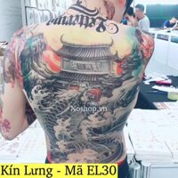 Hình xăm dán rồng [Nguyên lưng] - Mã EL30