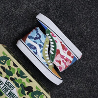 Hippie x Vans Sk8-Hi thời trang cá tính gót giày