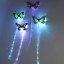 HiQueen Lumiparty Butterfly LED Fiber Optic Light-Up Hair Barrette - Rainbow For Concert and Party