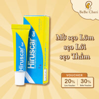 Hiruscar - Gel cải thiện sẹo vừa, sẹo lõm, sẹo thâm Hiruscar - Hỗ trợ mờ sẹo, sáng da - 5 gam