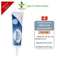 HIRUSCAR SILICONE PRO [Tuýp 10g] - Gel mờ Sẹo mổ, sẹo lồi, to, sẹo phì đại [Hiruscar silicon]