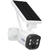 Hiseeu 3MP Wireless Security Camera System Solar Camera OutdoorWireless Battery Powered Home Camera 2-Way Audio PIR De