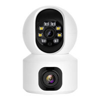Hiseeu FH3C 2MP+2MP 1080P WiFi Baby Monitor PTZ 4MP Dual LensDual Screen Camera Indoor AI Tracking Motion Detection Vi