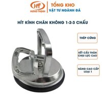 Hít kính, hút kính, hút đá gạch chấu chân không màu bạc -Hàng cao cấp chuẩn loại 1