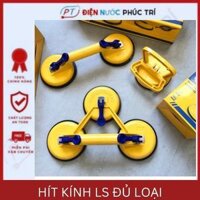 Hít kính LS+ 1 chấu, 2 chấu, 3 chấu, hít gạch, hít kính chịu lực, gạch đá, hút nhấc kính chuyên dụng