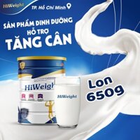 HiWeight Sữa Non Tăng Cân Cho Người Gầy Số Một Hoa Kỳ, Tăng Cường Đề Kháng, Ăn Ngon, Ngủ Ngon Lon 650G