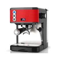 HIZLJJ Fully Auto Cappuccino Machine Espresso Maker Automatic Coffee & (Iced-Coffee) Small Stainless Steel Espresso Machine Office Steam Coffee Mac...