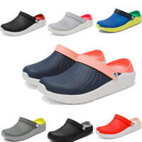 Hj3 [Hàng có sẵn] Unisex Casual Sport Home Crocks Mules Clogs Sandal Cặp đôi Dép