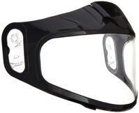 HJC Helmets Unisex-Adult Full-Face-Helmet-Style CR-05 Dual Lens Shield Helmet (Clear, One Size)