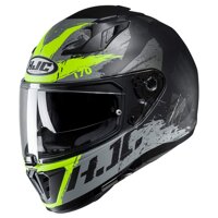 HJC i70 Helmet - Rias (X-Small) (Grey/HI-VIZ)