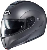 HJC Solid Men's CL-MAX 3 Modular Street Motorcycle Helmet - Semi Flat Titanium/X-Large