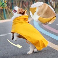 HJKL Áo mưa cho chó HJKL Áo khoác thời trang ngoài trời cho chó con Áo mưa thú cưng chống nước