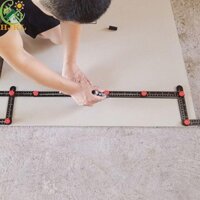 Hjkl Dụng Cụ Thợ Mộc Đa Năng 6 / 9 / 12 / 16 Gấp Có Định Vị Góc Đầu Có Thể Điều Chỉnh Hợp Kim Nhôm Gấp Thước