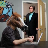 HJKL Hjkl Mặt nạ Halloween Mô phỏng Mặt nạ ngựa sáng tạo Mặt nạ hóa trang Chống đỡ Prank Đạo cụ tiệc điên cuồng