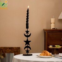 Hjkl Iron Black Candle Holder Phụ kiện trang trí lãng mạn độc đáo