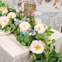 Hjkl Nhân Tạo Bạch Đàn Lá Cây Nho Đạo Cụ Chụp Ảnh Lãng Mạn Trung Tâm Mua Sắm