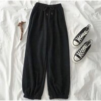 HJM1 GDT Quần Jogger Nữ Dài Ống Rộng với Bo SIMPLE Ulzzang (ẢNH THẬT) 20