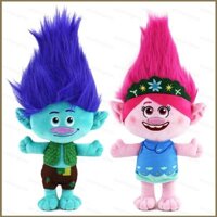 Hk1 TROLLS BAND TOGETHER Búp bê sang trọng Quà tặng cho bé gái Queen Poppy Branch Đồ chơi nhồi bông cho trẻ em Bộ sưu tập hoạt hình KH1