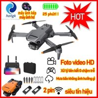 HK62 drone thông minh tránh chướng ngại vật gimbal 4K ESC camera kép HD camera Wifi quadcopter bay lượn thông minh