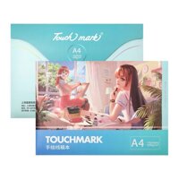 HKUK – Giấy vẽ Touchmark vẽ marker siêu dày 300gsm, khổ a4, 16 tờ, có sẵn hình để vẽ