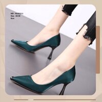 HL Fashion| HLCG12 Giày cao gót nhũ mũi nhọn 9cm