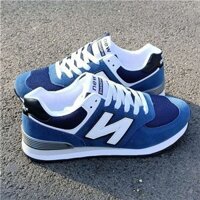 Hlq giày hình chữ n mới dành cho nữ sinh viên thể thao Hàn Quốc hoang dã nam và cặp đôi giày chạy bộ NB574-kasut baru