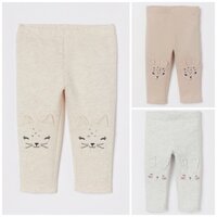 [H&M CHÍNH HÃNG]Quần legging nỉ cho bé gái săn sale