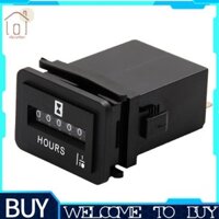 Hm001 AC110-250V Hẹn Giờ Cơ Đồng Hồ Đo Giờ Đồng Hồ Đo Giờ Cho Máy Phát Điện Thuyền Motorcross Xe Tải Máy Kéo