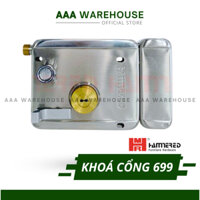 [HMR 699] KHOÁ CỬA CỔNG ĐẦU BẰNG HAMMERED 699 (Chính hãng) - Khoá cửa cổng bằng inox loại tốt