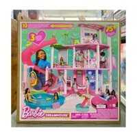 HMX10 Barbie Dreamhouse Pool Party Doll House with 75+ pc, 3 Story Slide
