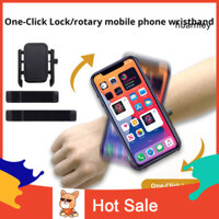 Hmy Xoay Băng Tay Giá Đỡ Điện Thoại Cho Điện Thoại 4.7-7.2 "Đổ Mồ Hôi Thể Thao Dây Đeo Tay Giá Đỡ Điện Thoại Di Động Có Thể Điều Chỉnh Chạy Bộ Cánh Tay Ban Nhạc Đa Năng Tập Luyện Băng Tay Đứng