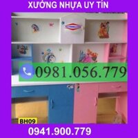 [HN] Bàn học nhựa đôi cho 2 bé hở nóc BH09