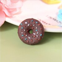 HN  Charm bánh donut rắc cốm đường cho các bạn trang trí vỏ ốp điện thoại, nhà búp bê, DIY - số 1