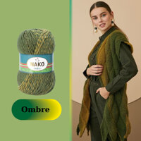 (HN) CROWN Cuộn len màu loang Nako Ombre